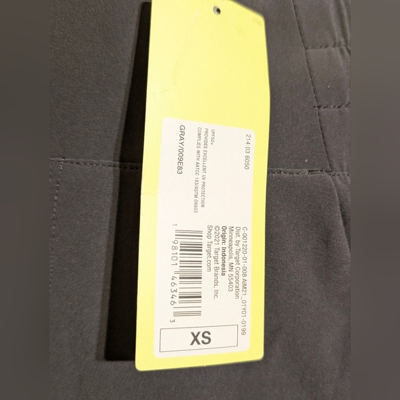 NWT All in Motion Women's Stretch Cargo Jogger Pants - Gray XS - Picture 2 of 7
